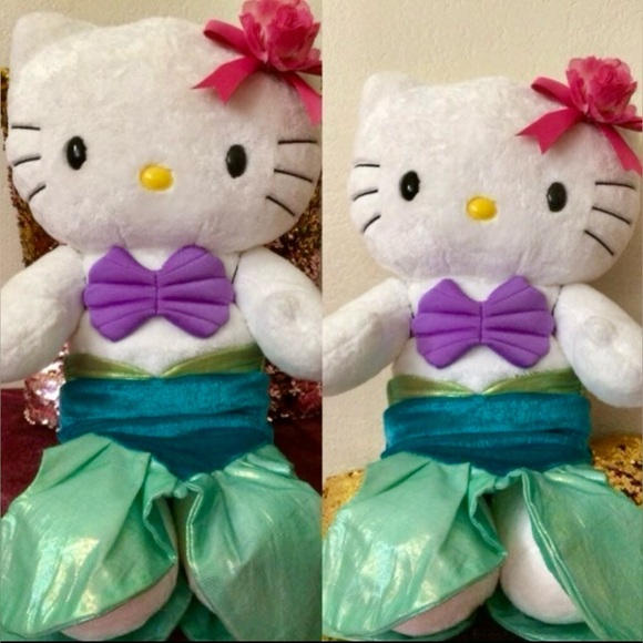 Hello Kitty Limited-Edition Mermaid Plush Stuff Doll - Picture 5 of 6